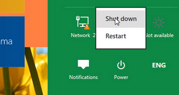 Windows 8 Shut Down
